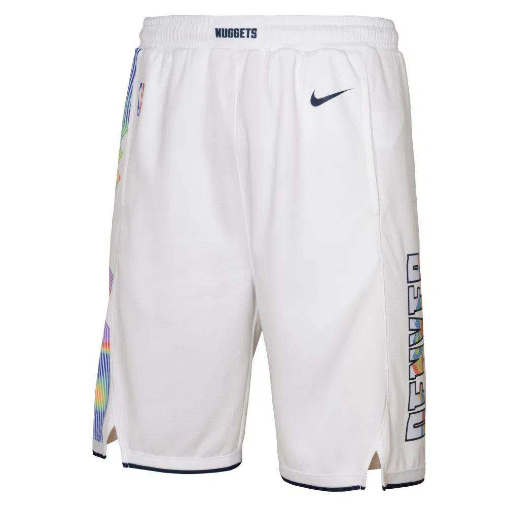 Nike Denver Nuggets Edition Boys Short 'White'