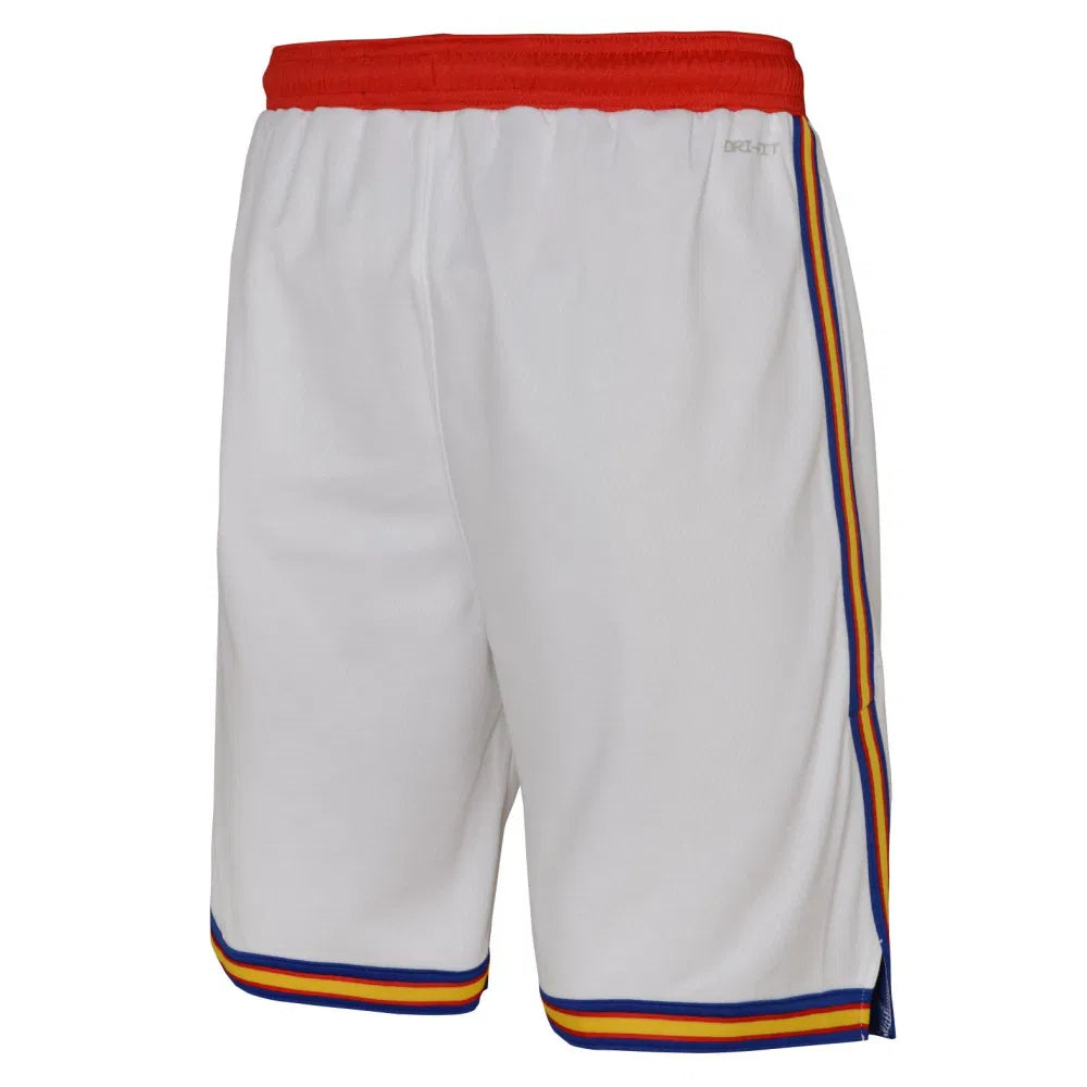 Nike Golden State Warriors Hardwood Classic Boys Short 'White'