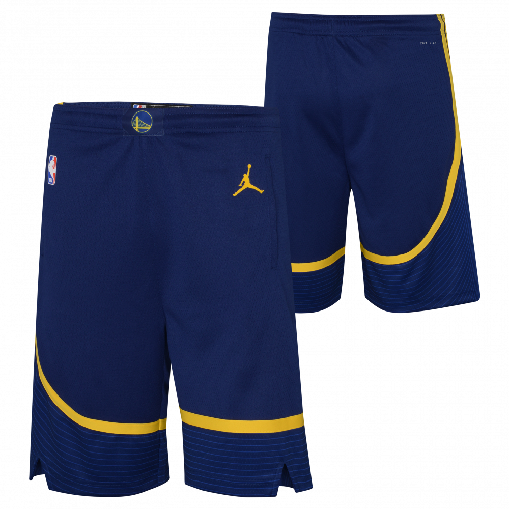 Golden State Warriors Jordan Boys Statement Swingman Kids Short 'Blue'