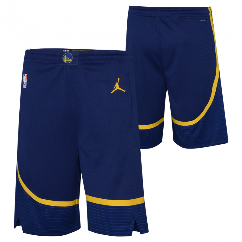 Golden State Warriors Jordan Boys Statement Swingman Kids Short 'Blue'