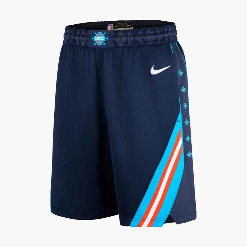 Nike Oklahoma City Thunder City Edition Swingman Kids Short 'Blue'