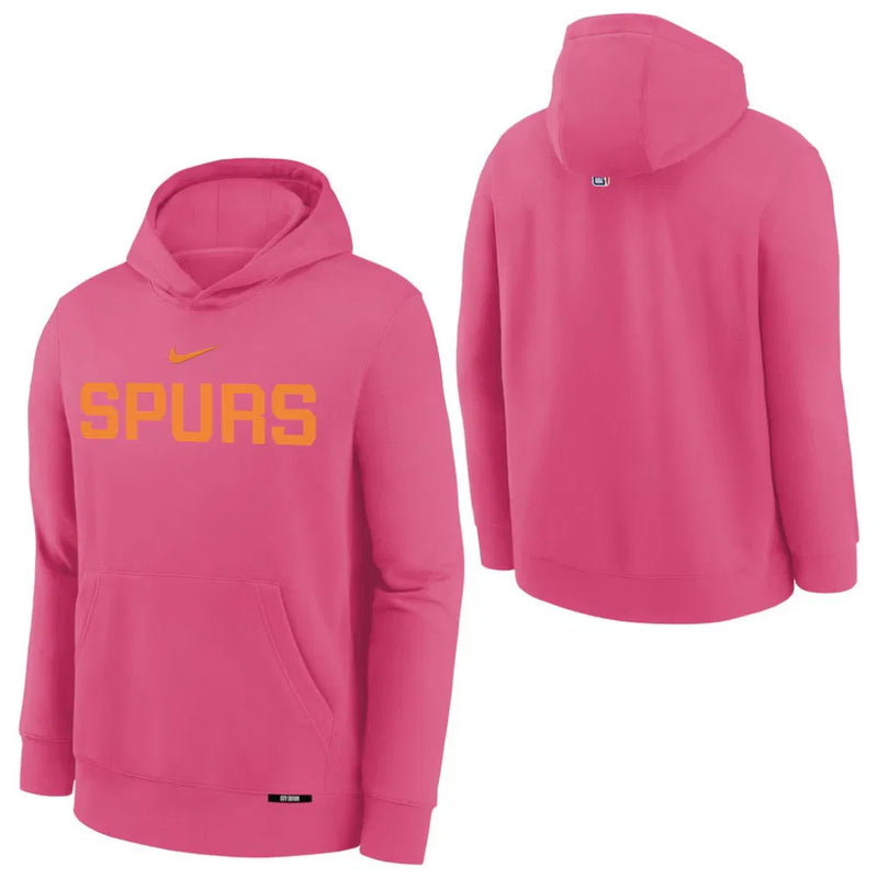 Nike San  Antonio Spurs City Edition Kids Hoody 'Dynamic Pink'