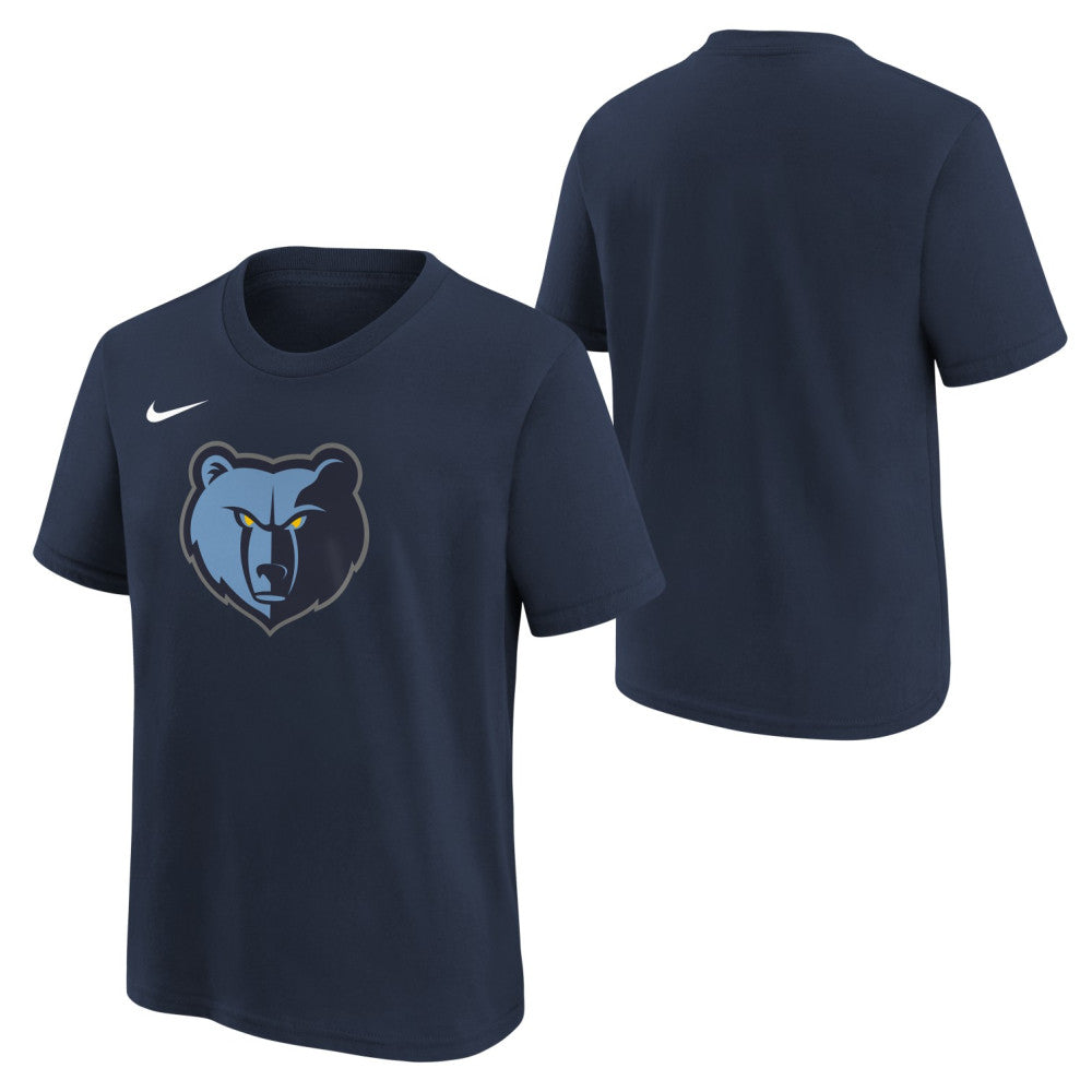 Memphis Grizzlies Nike Essential Logo Kids T-Shirt 'Navy'