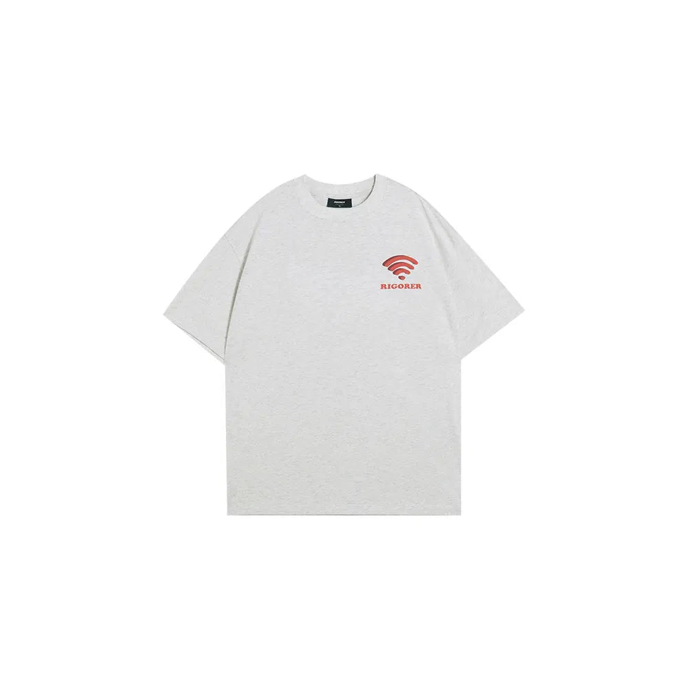 Rigorer Wifi Men's T-Shirt 'Grey'