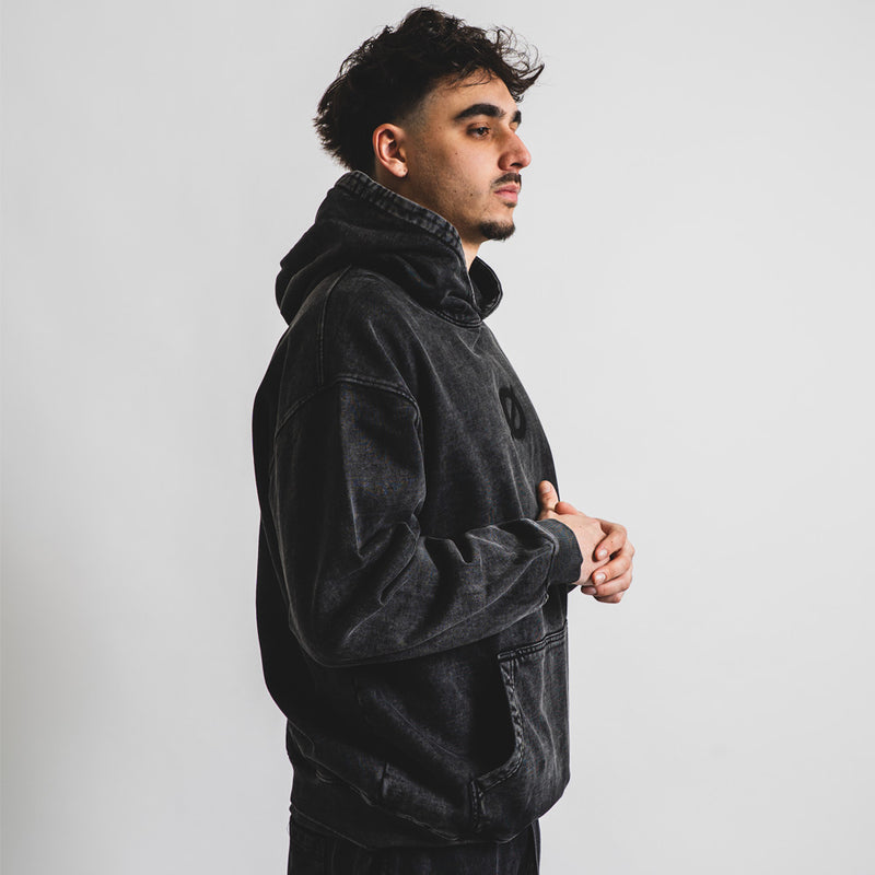 KLOVR Heavyweight Hoodie 'Washed Black'