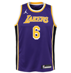 Lebron James Los Angeles Lakers Statement Edition 2020 Jordan NBA Swingman Jersey Kids 'Purple'