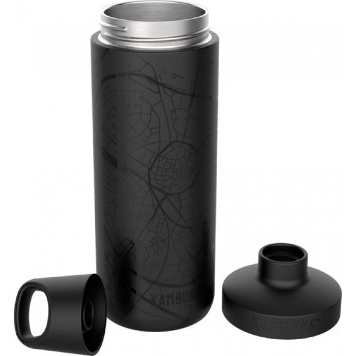 Kambukka Reno Insulated Water Bottle 100% Hasselt 'Black'