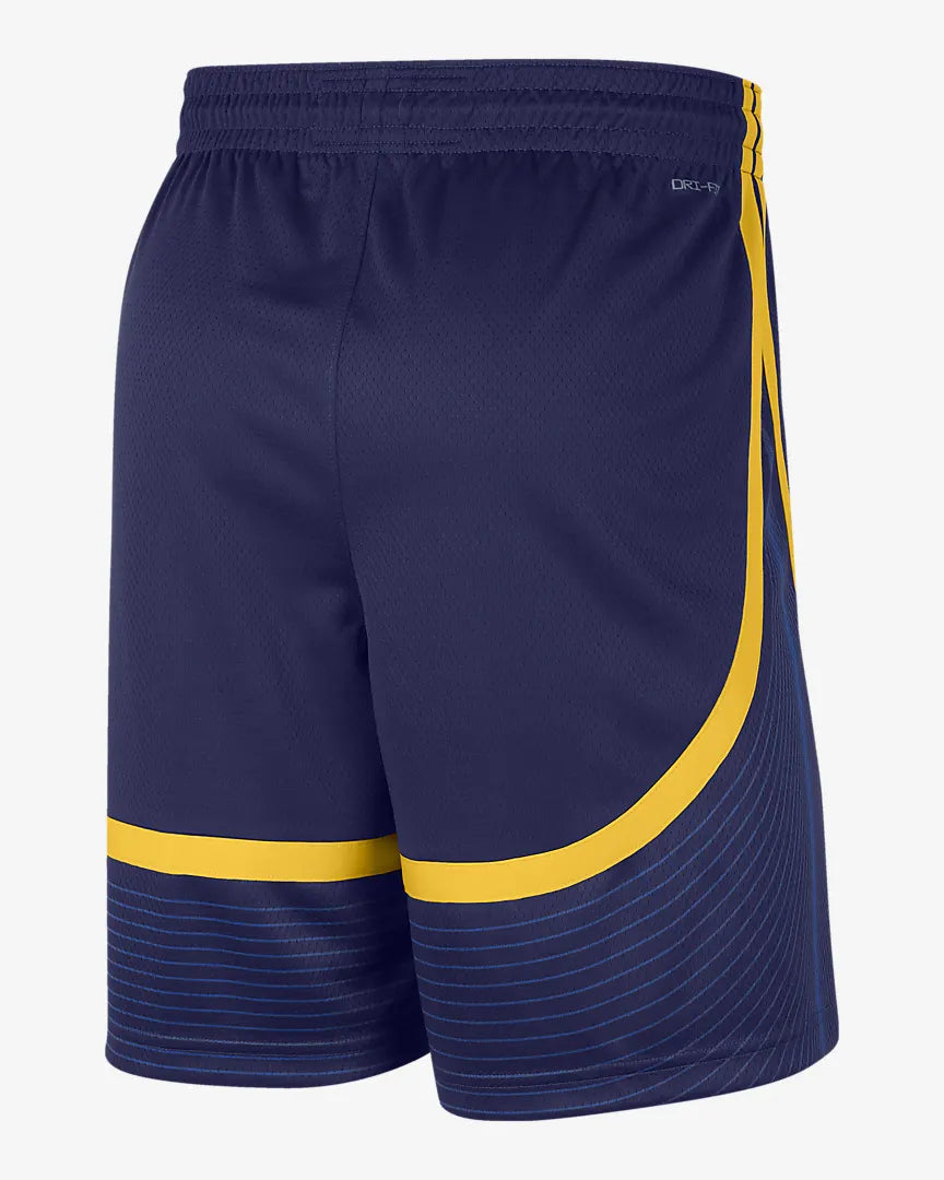 Golden State Warriors Statement Edition Men's Jordan Dri-FIT NBA Swingman Basketball Shorts 'Blue/Amarillo'