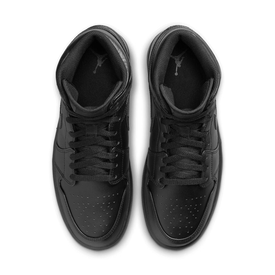 Air Jordan 1 Mid Shoes 'Black'