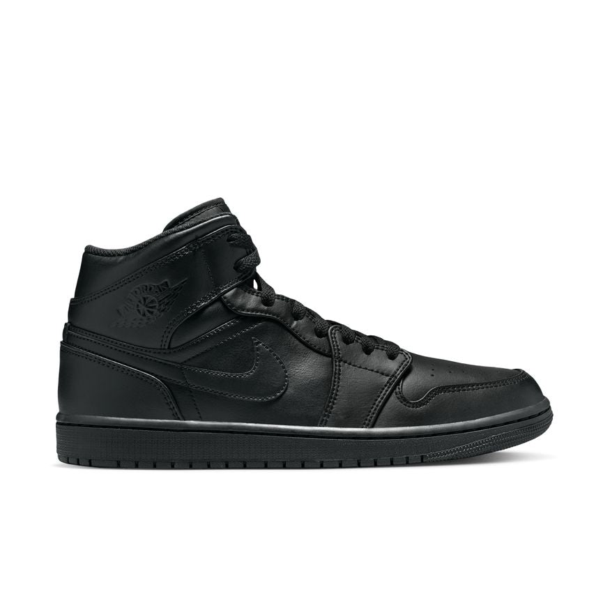 Air Jordan 1 Mid Shoes 'Black'