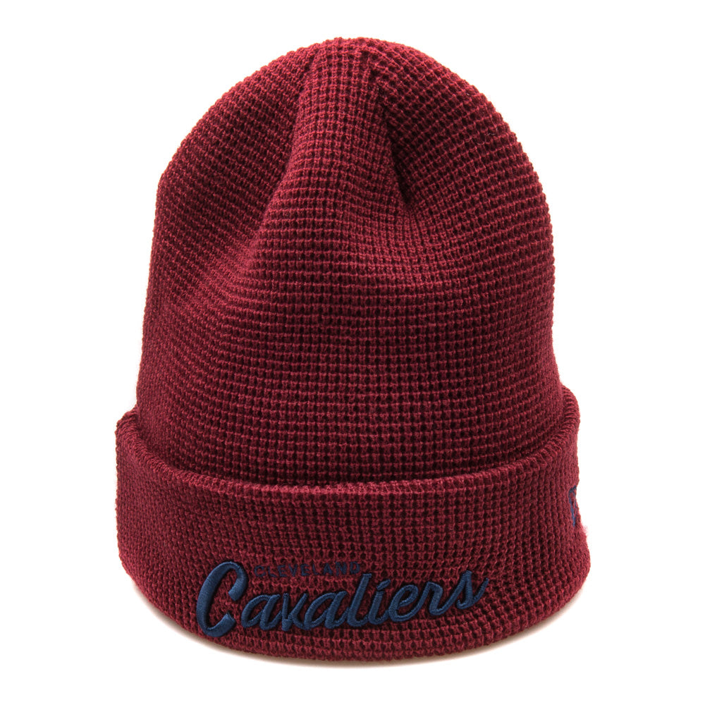 New Era Hat NBA Waffle Knit Cleveland Cavaliers 'Bordeaux'