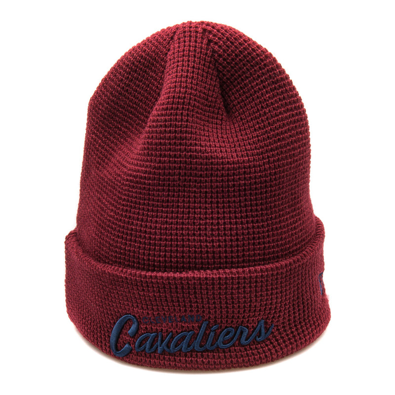 New Era Hat NBA Waffle Knit Cleveland Cavaliers 'Bordeaux'