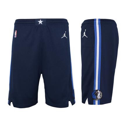 Dallas Mavericks Statement Edition 2020 Jordan NBA Swingman Shorts Kids 'Blue'