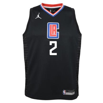 Kawhi Leonard Clippers Statement Edition 2020 Jordan NBA Swingman Jersey Kids 'Black'