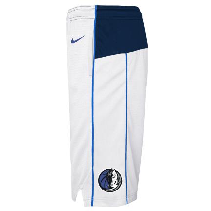 Dallas Mavericks Association Edition 2020 Nike NBA Swingman Shorts Kids 'White'