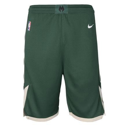 Milwaukee Bucks Icon Edition 2020 Nike NBA Swingman Shorts Kids 'Green'