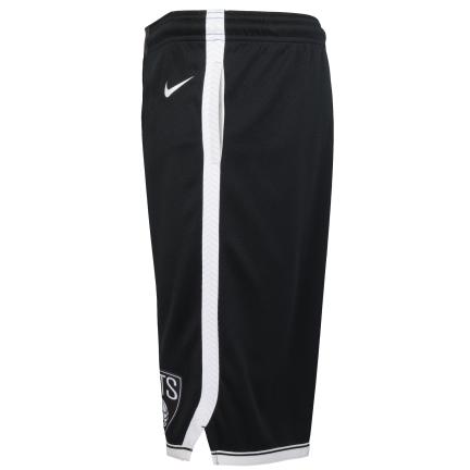 Brooklyn Nets Icon Edition 2020 Nike NBA Swingman Shorts Kids 'Black'