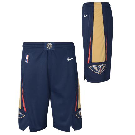 New Orleans Pelicans Icon Edition 2020 Nike NBA Swingman Shorts Kids 'Blue'