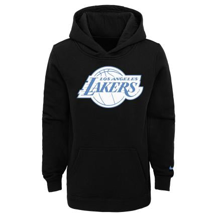 Nike NBA City Edition Hoodie Kids Los Angeles Lakers 'Black/Blue'