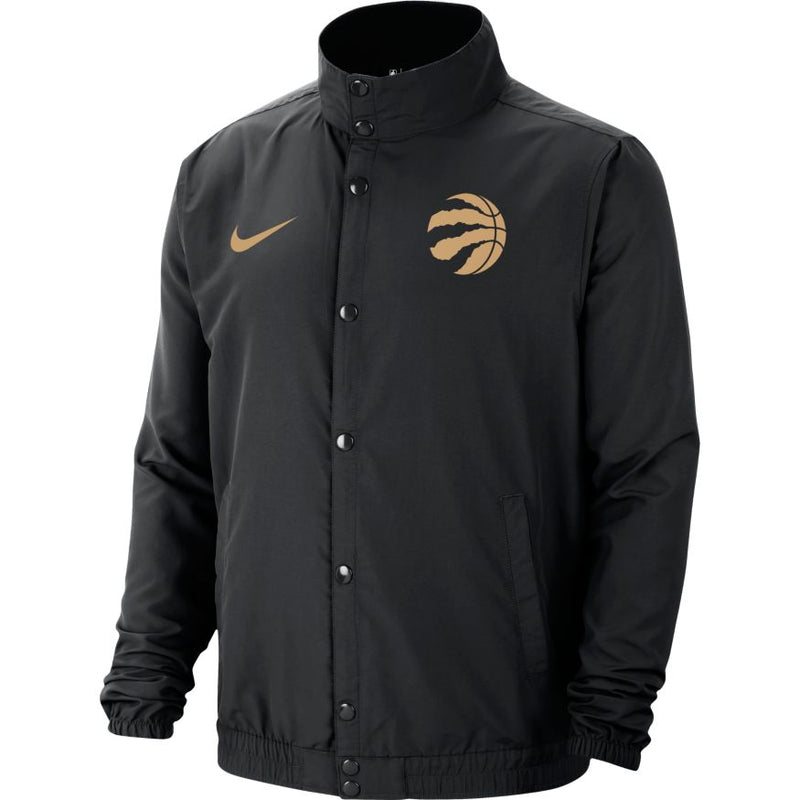 Nike Toronto Raptors Lightweight Jacket City Edition 'Black/Club Gold'