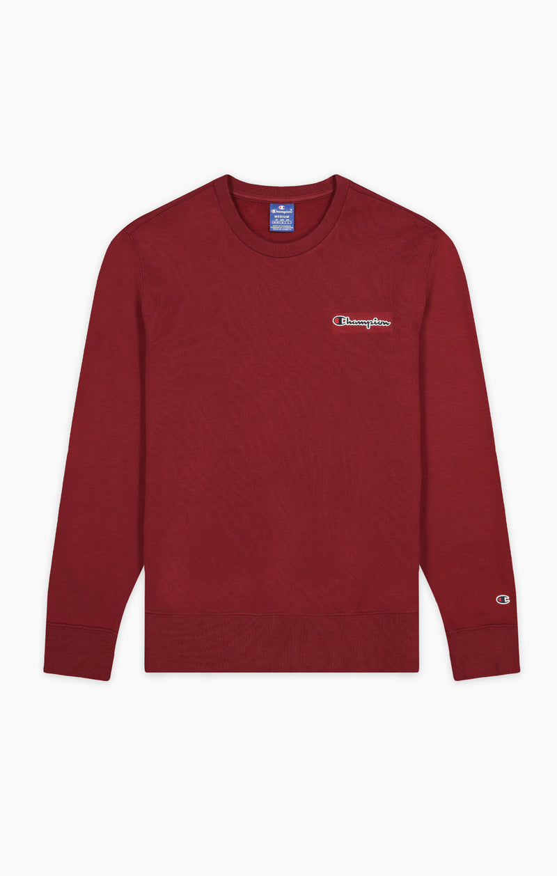 Champion Crewneck Rochester Small Name 'Bordeaux'