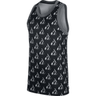 Giannis Men's Sleeveless Printed Top 'Black/White'