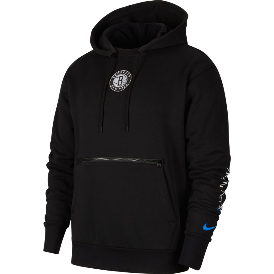 Brooklyn Nets Nike Hoodie City Edition 'Black'