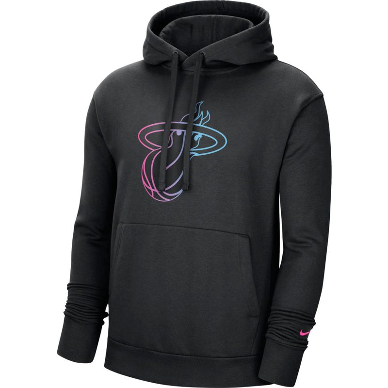 Miami Heat City Edition Logo Men's Nike NBA Pullover Hoodie 'Black'