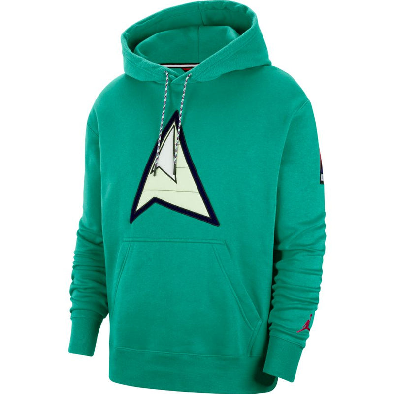 Jordan Winter Utility Men's Fleece Pullover Hoodie 'Green/Watermelon'