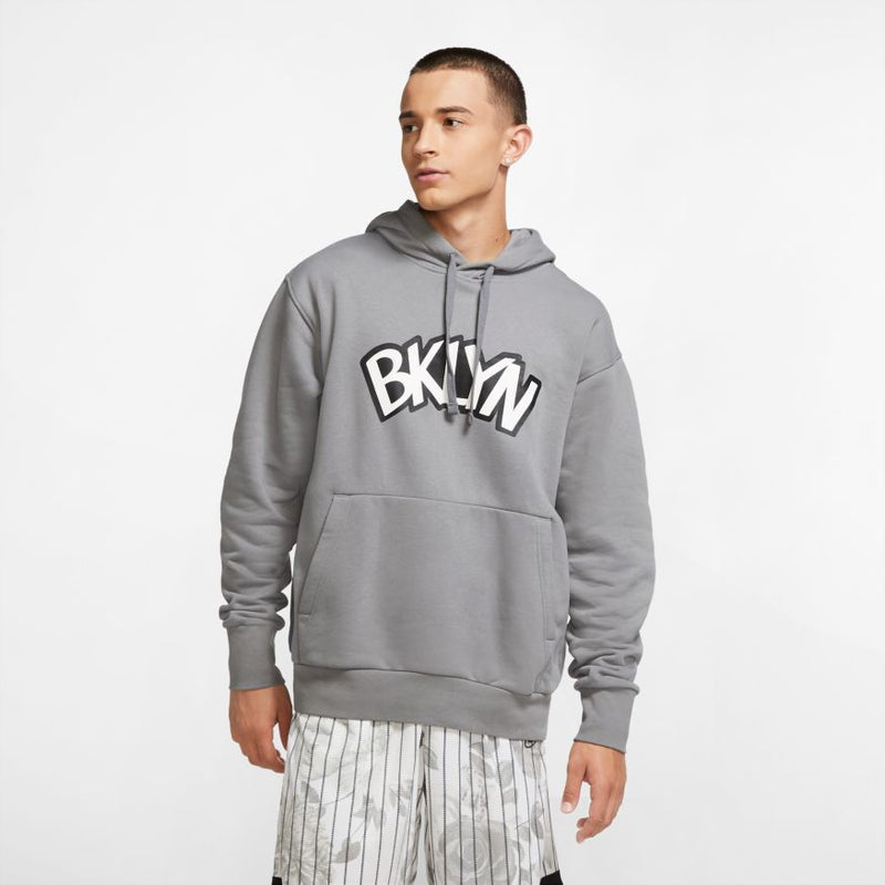 Brooklyn Nets Statement Edition Men's Jordan NBA Hoodie 'Grey'