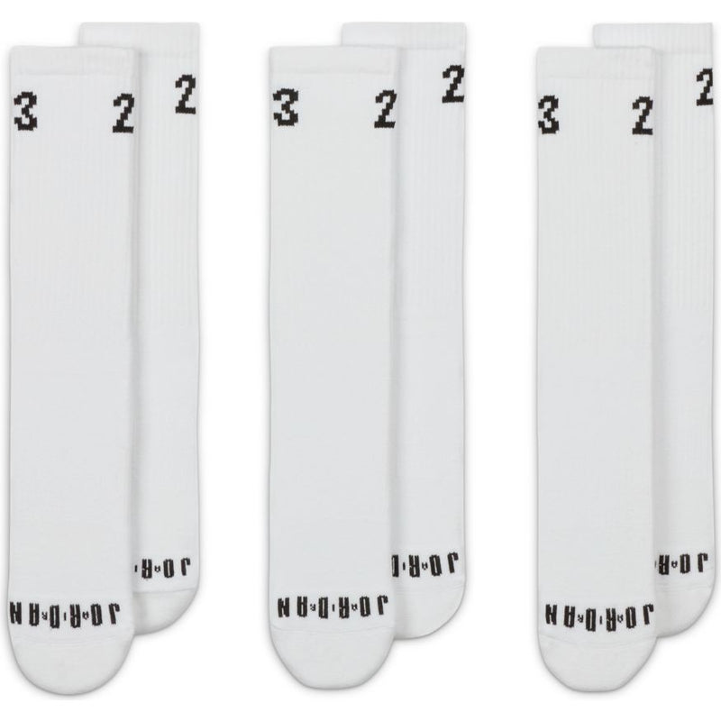 Jordan Essentials Crew Socks (3 Pairs) 'White/Black'