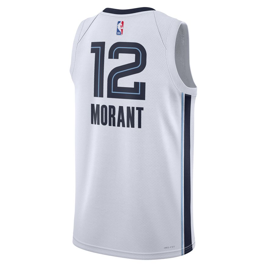 Ja Morant Memphis Grizzlies Association Edition Nike Dri-FIT NBA Swingman Jersey 'White'