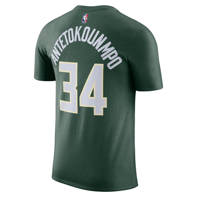 Giannis Antetokounmpo Milwaukee Bucks Men's Nike NBA T-Shirt 'Green'