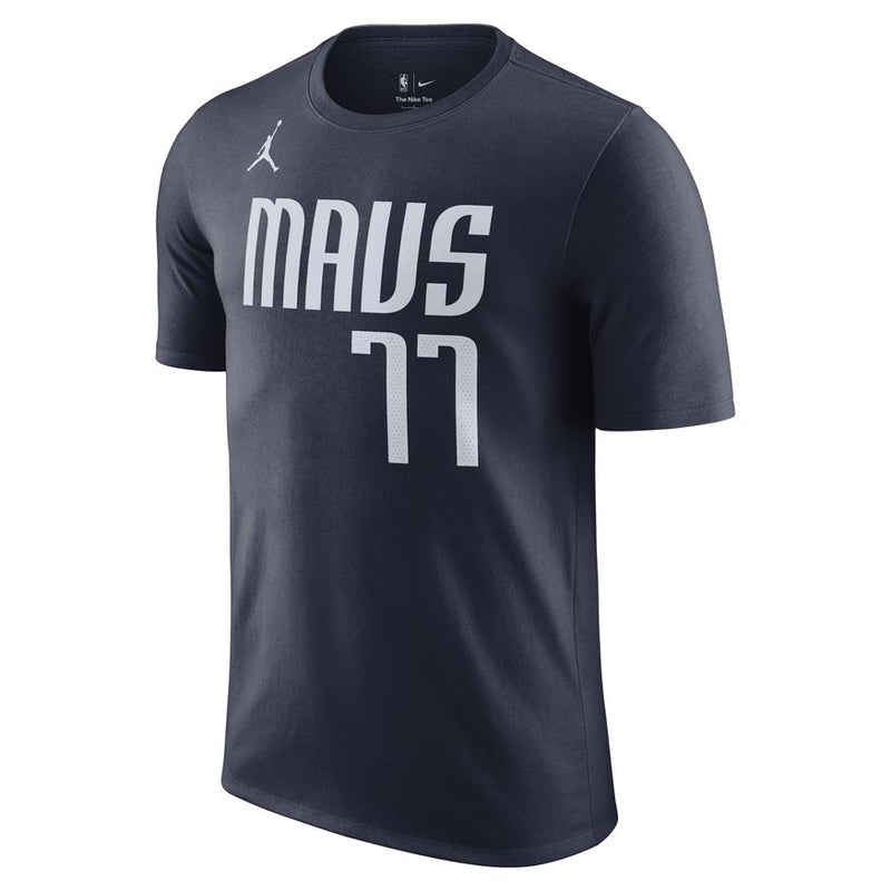 Luka Doncic Dallas Mavericks Statement Edition Men's Jordan NBA T-Shirt 'Navy'