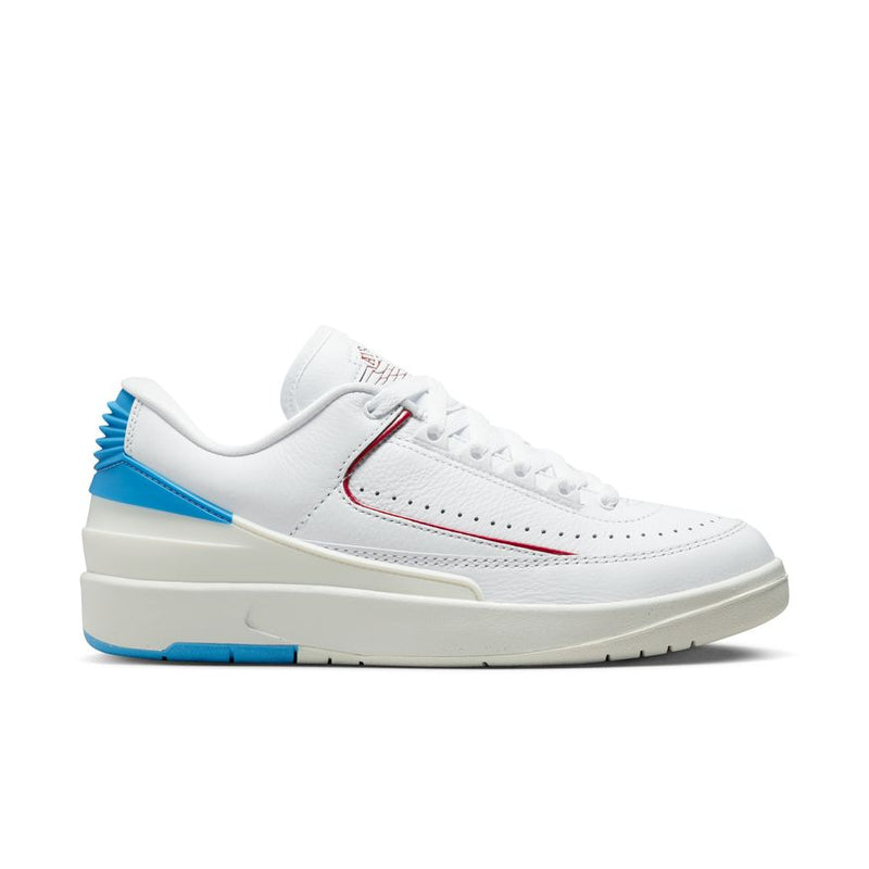 Air Jordan 2 Retro Low Women's Shoes 'White/Blue/Red'