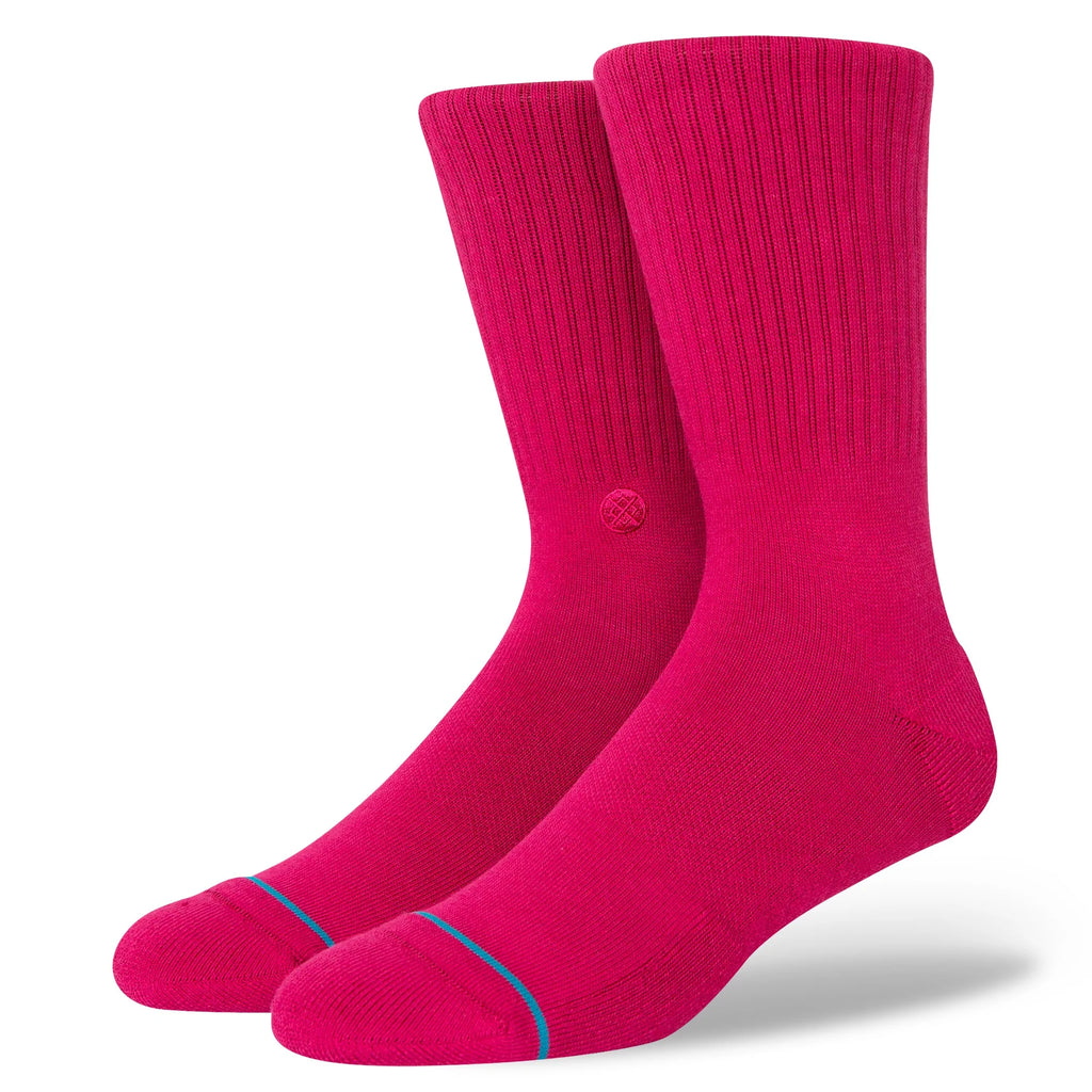 Stance Icon Crew Sock 'Magenta'