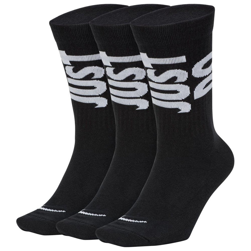 Nike Sportswear Everyday Essential Crew Socks 'Black/White'