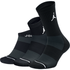Jordan Waterfall Socks 3Pairs 'Black'