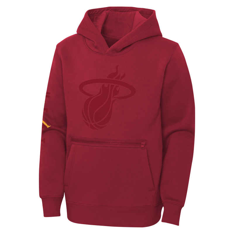 Jordan NBA Miami Heat Courtside Statement Kids Zip Hoody 'Red'