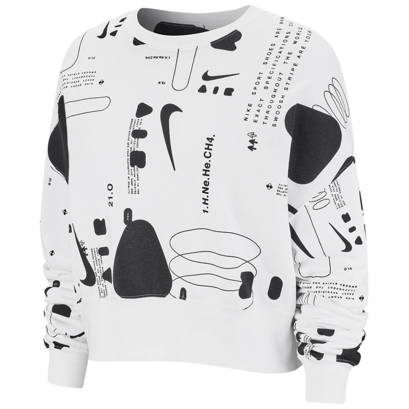 Nike Sportswear Women's Crewneck 'White/Black'