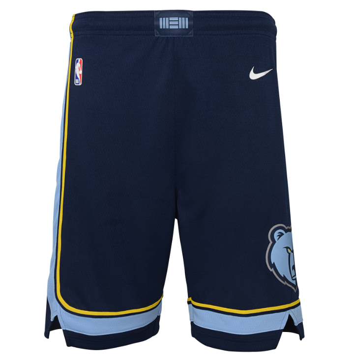 Memphis Grizzlies Icon Edition 2020 Nike NBA Swingman Shorts Kids 'Navy'