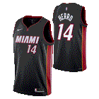 Nike NBA Miami Heat Tyler Herro Swingman Icon Kids Jersey 'Black'