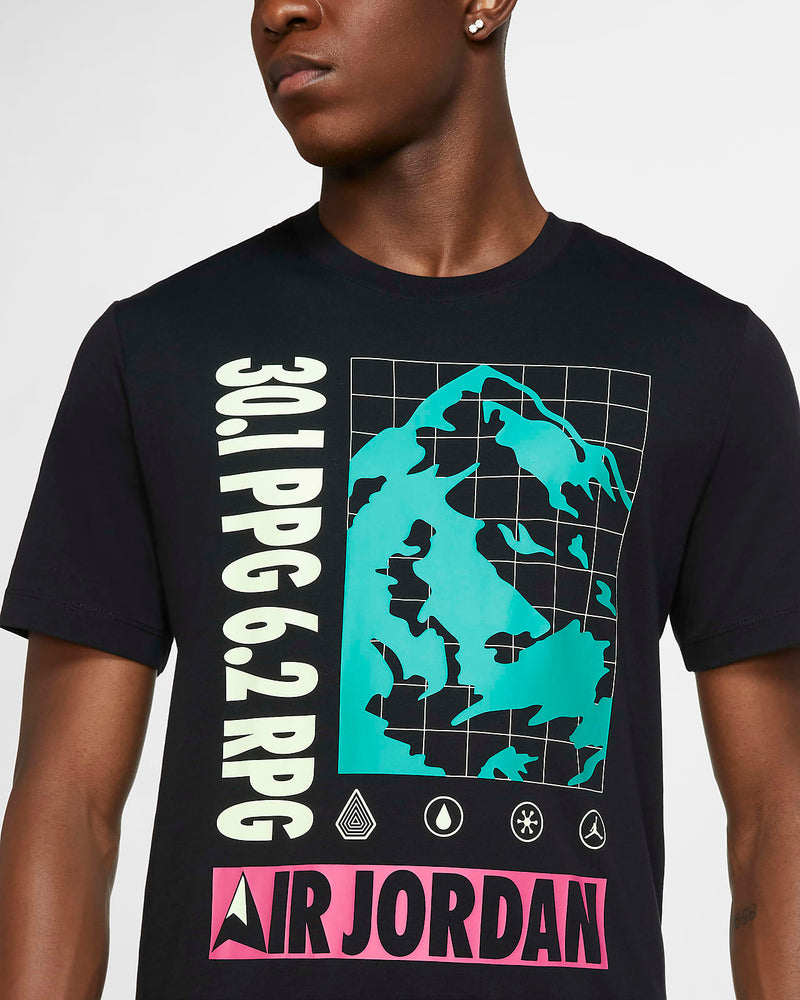 Jordan Winter Utility Men's Short-Sleeve T-Shirt 'Black'