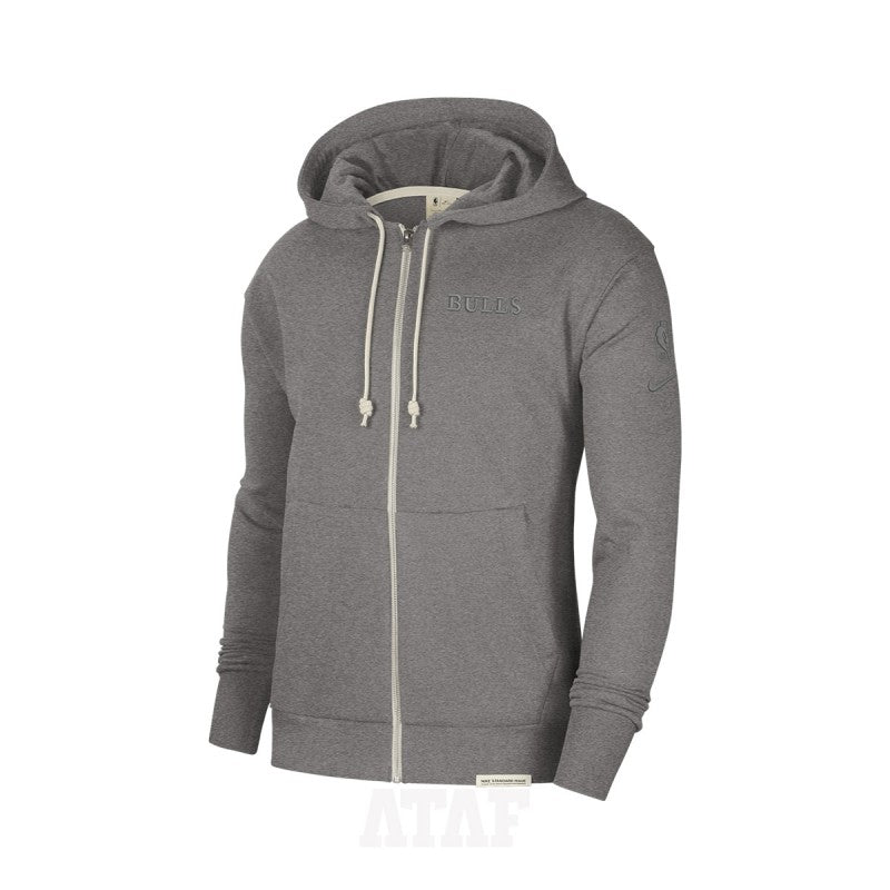 Nike Dri-FIT NBA Hoodie Bulls Standard Issue Men's 'Grey'