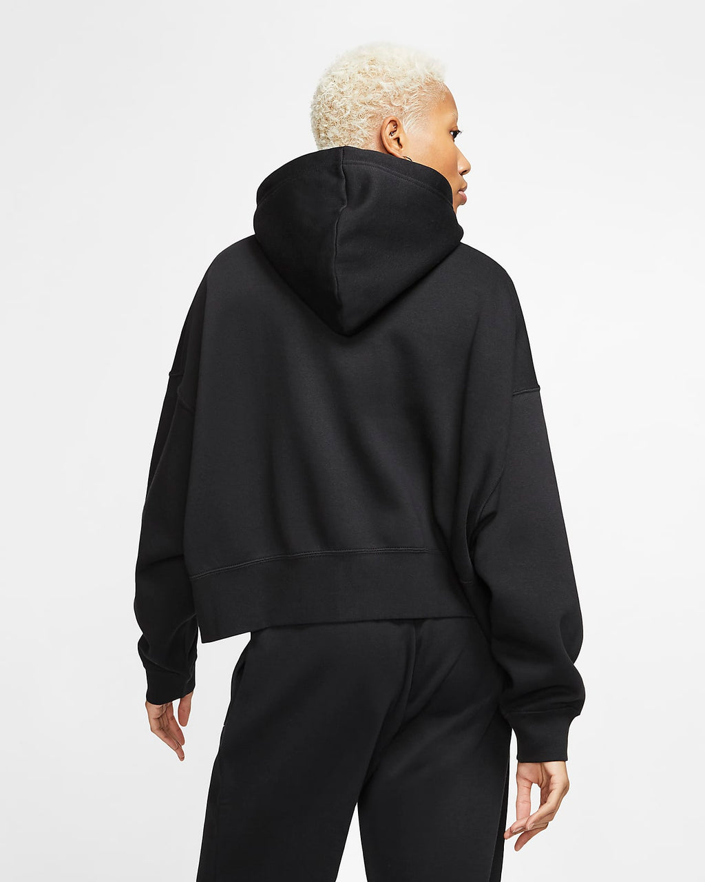 Nike Sportswear Essential Women's Zip Hoody 'Black/White'