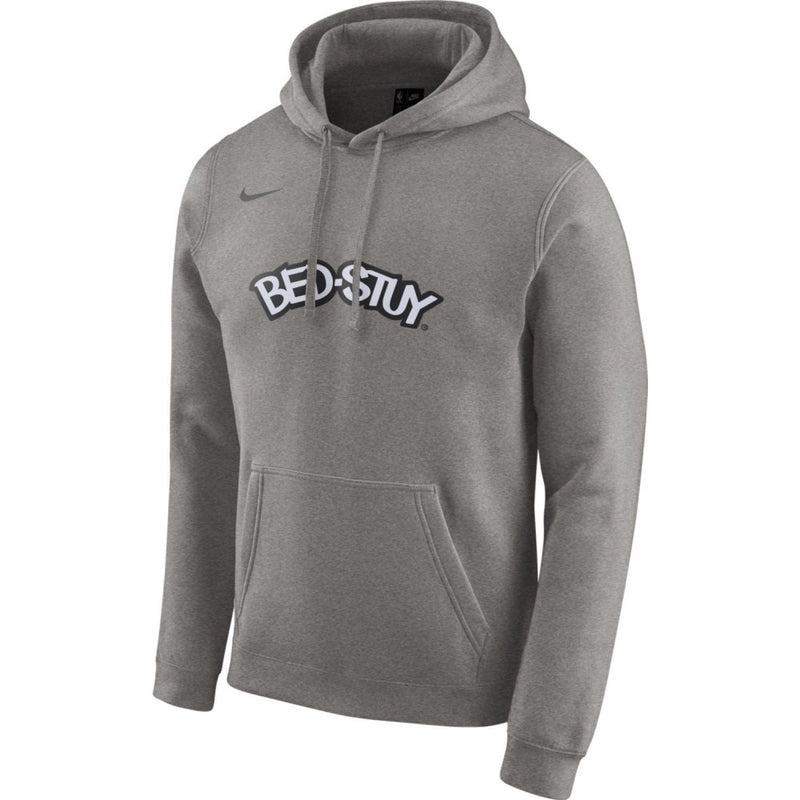 NBA Brooklyn Nets Nike City Edition Logo Hoodie 'Grey'