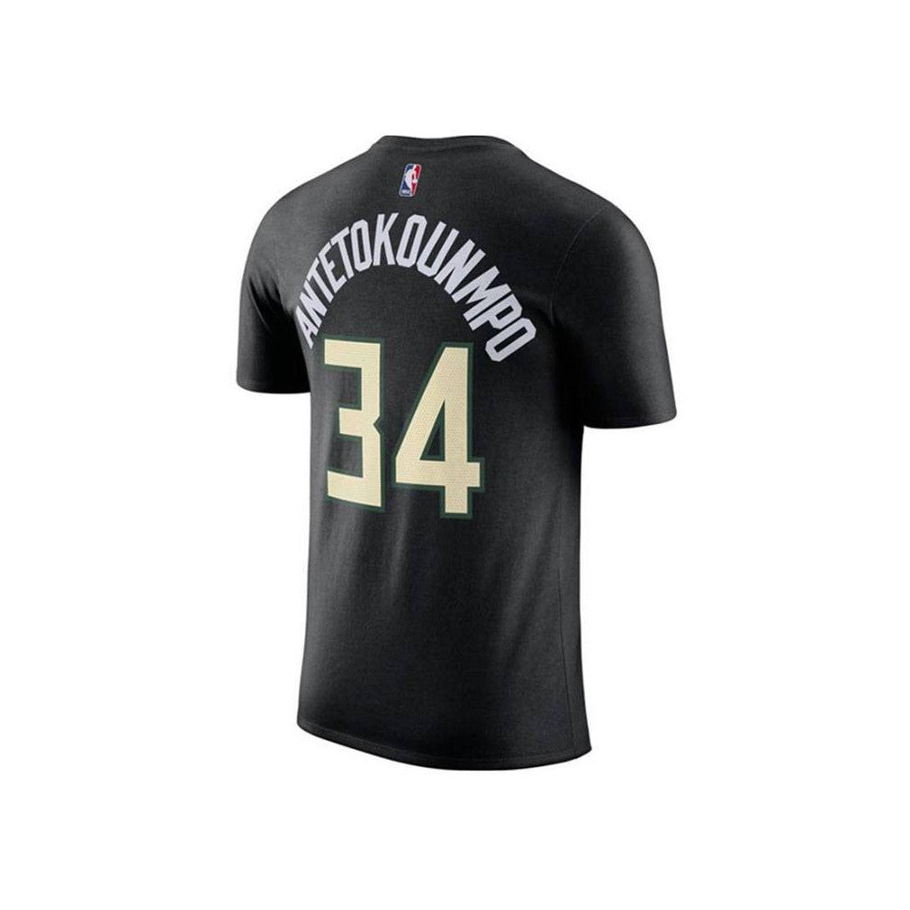 Milwaukee Bucks Jordan Kids Name T-Shirt Giannis Antetokounmpo 'Black'