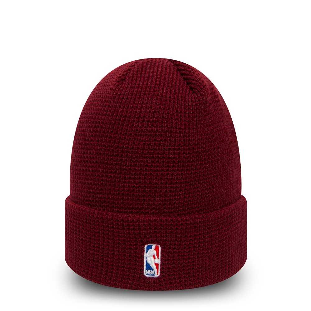 New Era Hat NBA Waffle Knit Cleveland Cavaliers 'Bordeaux'